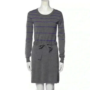 Theory Wool Mini Dress Sz M EUC
